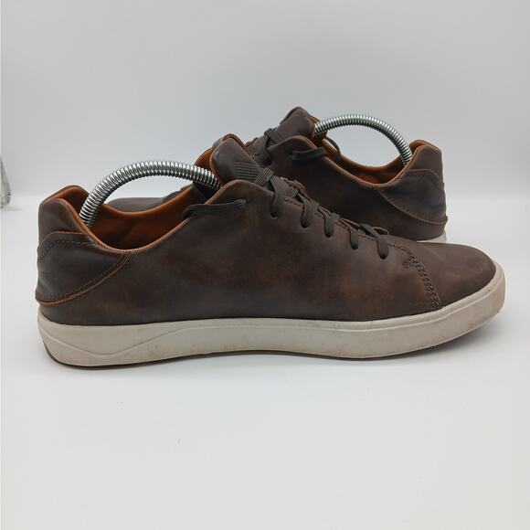 Olukai Lae'ahi Li 'Ili Mens Leather Casual Sneakers Shoes Brown Men's Size 10.5 - Picture 8 of 11